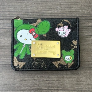 TOKIDOKI x Hello Kitty Geldbörse schwarz Collaboration Bi-Fold Sanrio 2008 ohne Charms* - Bild 1 von 20