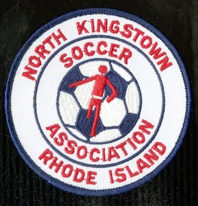 NORTH KINGSTOWN RI SOCCER ASSOCIATION Vintage gestickter Aufnäher - Bild 1 von 2