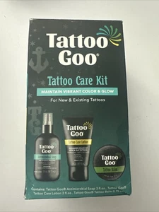 Tattoo Goo 3-teiliges Tattoo Pflegeset antimikrobielle Seife - Pflegelotion - Balsam Geschenkidee - Bild 1 von 6