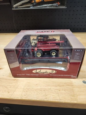 1/64 CASE IH 7150 HERITAGE COMBINE ERTL AUTHENTICS #10 INTERNATIONAL HARVESTER - Image 1 of 3