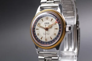 Reloj automático para hombre [casi como nuevo] Oris Big Crown Pointer fecha 7400B púrpura 32 mm - Imagen 1 de 12