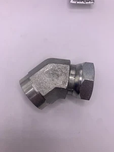 1504-12-12 - 45 Grad 3/4" Buchse NPT x 3/4" Buchse NPT drehbarer Adapter - Bild 1 von 3