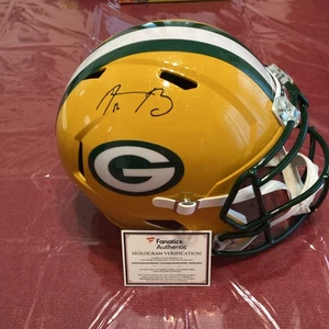 Aaron Rodgers AUTOGRAPH Full Size Packers Helmet w/ *Fanatics COA* SIGNED - Picture 1 of 7