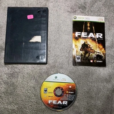F.E.A.R. First Encounter Assault Recon Xbox 360 Complete Video Game CIB FEAR - Image 1 of 4