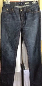 Pantalones de mezclilla para mujer Polo Ralph Lauren 26 X29 azul oscuro nuevos sin etiquetas - Imagen 1 de 3
