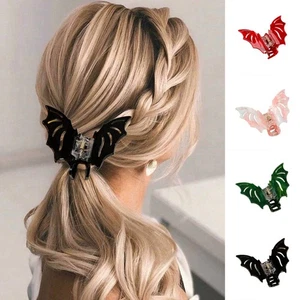 Clip de pelo de murciélago Halloween divertido clip de captura vestido de fiesta femenino atrapa el cabello niña - Imagen 1 de 24