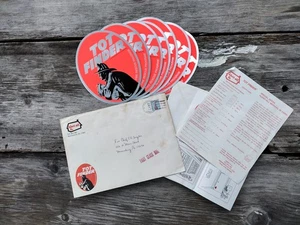 Lote de 7 pegatinas TOT FINDER con sobre - 1977 - Imagen 1 de 3