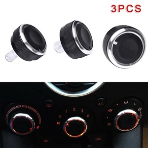 Switch Knob Air Conditioner Black Climate ABS For Mazda 2 Demio 2007-14 - Picture 1 of 8