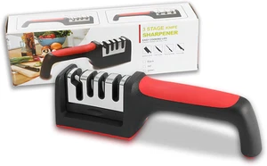 Affilacoltelli E Forbici - Affila Coltelli Professionale Facile E Veloce Con Bas - Foto 1 di 12