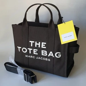 Marc Jacobs THE TOTE BAG Medium Black Canvas | Brand NEW with Tags - Picture 1 of 15