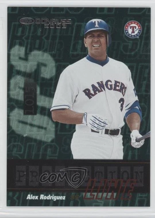 2003 Donruss Production Line /1015 Alex Rodriguez #PL-1 - Image 1 of 2