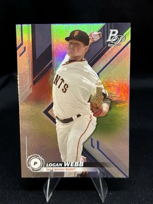 2019 Bowman Platinum Top Prospects #TOP30 Logan Webb RC - Image 1 of 2