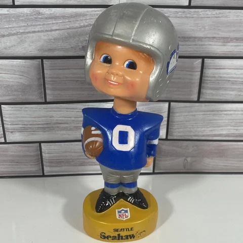 Vintage 1975 Seattle Seahawks NFL Bobblehead Sports Specialties Corp Football Cover