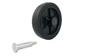 Rasenmäherrad Rad Ø150mm für Handrasenmäher Rasenmäher mit Schraube M8 *K150L*M8 - Bild 1 von 3