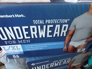 Members Mark Total Protection Underwear for Men, Large/ extra Large 84 ct. - Picture 1 of 3