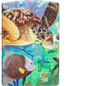 Zippo Guy Harvey 540 Pocket Lighter, Glows In The Dark Storm Lighter - Picture 1 of 5