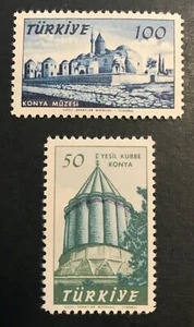 Turkey #1261-2 Green Dome Konya Museum - MNH - Picture 1 of 1