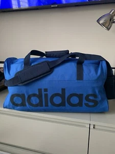 Adidas Large Holdall Shoulder Bag Blue /navy - Picture 1 of 13