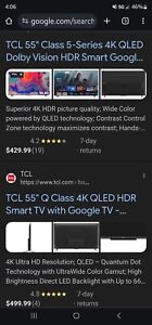 TCL 5-Series S546 55" 4K UHD QLED Smart TV