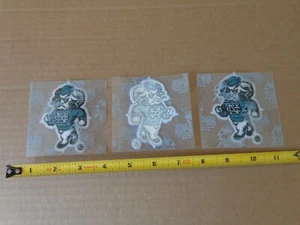 VINTAGE NCAA North Carolina Tar Heels 3 LEXTRA IRON ON Old School Free Shipping - Picture 1 of 3