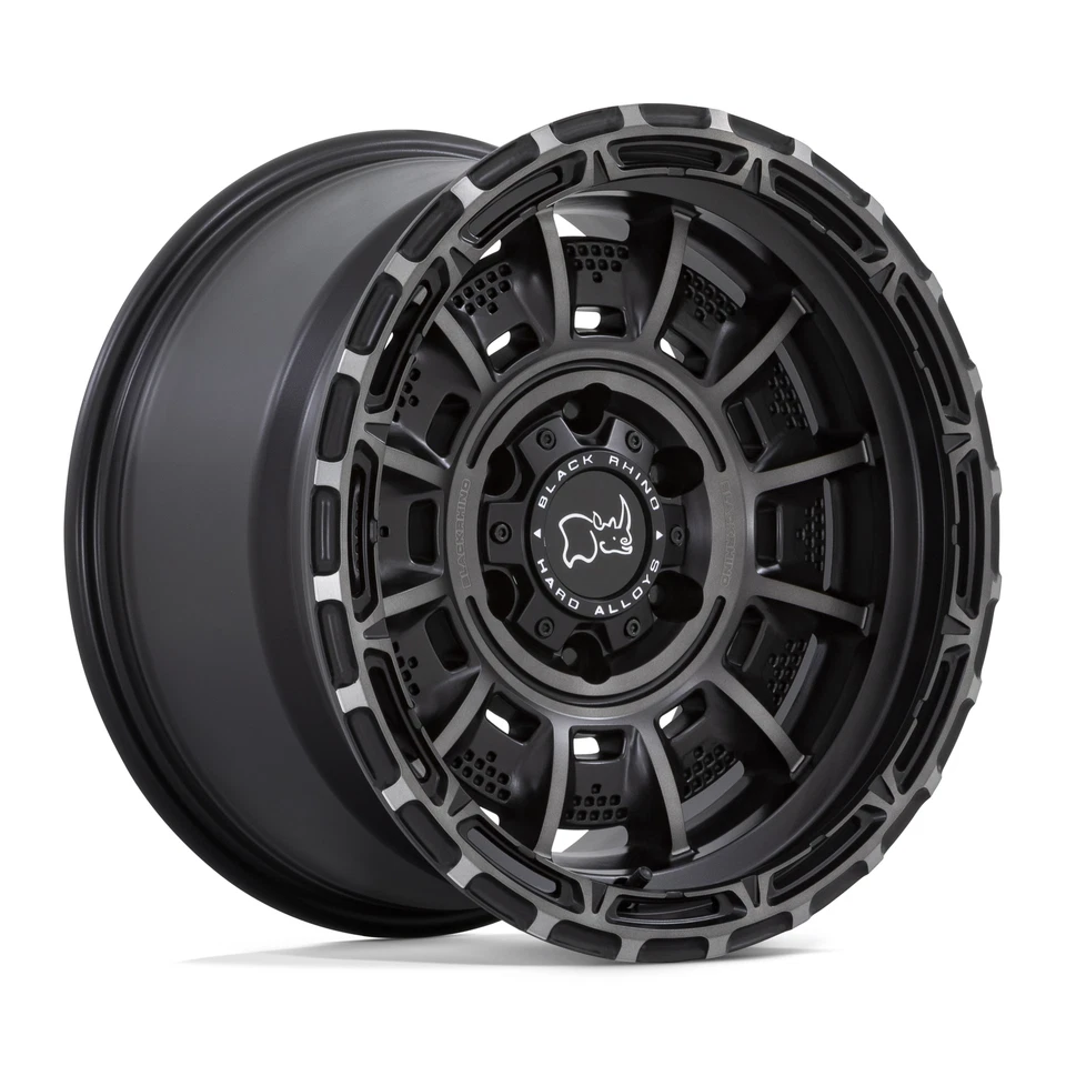 20 Inch Wheel Rim Chevy Silverado 1500 GMC Sierra Black Rhino 20x10 -18mm 6 Lug - Image 1 of 1