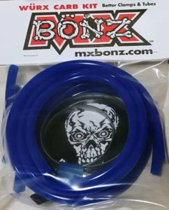 BETA 125RR/250RR/300RR 1994-2022 CARBURETOR HOSES CLAMPS MX BONZ WURX CARB KIT - Picture 1 of 1
