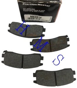 FRICTION MASTER MKD814 REAR DISC BRAKE PADS FITS BUICK RENDEZVOUS CHEVY IMPALA - Picture 1 of 4