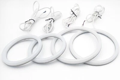 Cotton RGB halo rings for Hyundai Tiburon 07-08 headlight bluetooth LED DRL lamp - Image 1 of 4