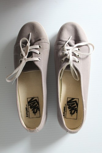 Sneakers basse casual VANS grigio tessuto tela basse stringate skimmer grigio taglia 7