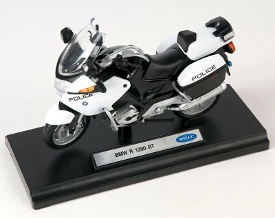 BLITZ VERSAND BMW R1200RT POLICE POLIZEI Welly Motorrad Modell 1:18 NEU & OVP US - Bild 1 von 2