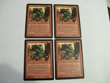 GOBLIN CLEARCUTTER x4 playset LEGIONS UNCOMMON MTG MAGIC THE GATHERING