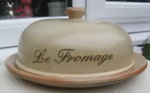 LOVELY Stoneware Large Le Fromage Cheese Dish - Picture 1 of 5