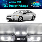 16x White LED Lights Interior Package Kit for 2009 - 2012 2013 2014 Acura TSX