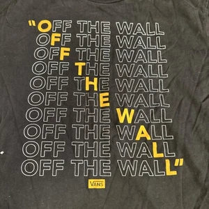 VANS Boy’s Black Long Sleeve Tee Size L - Picture 1 of 10