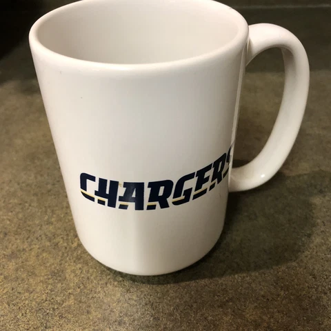 San Diego chargers mug White With lightning bolt Cover
