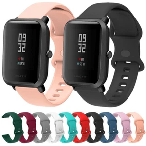 For Huami Amazfit GTR 2 2e GTS 2 Bip U Sports Silicone Watch Strap Band Bracelet - Picture 1 of 52