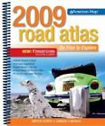 American Map 2009 Road Atlas Midsize: United States, Canada, Mexico  - VERY GOOD