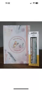 A5 Notebook And Pen Stationary Set Disney Winnie The Pooh Brand New Lined Gift - Picture 1 of 9