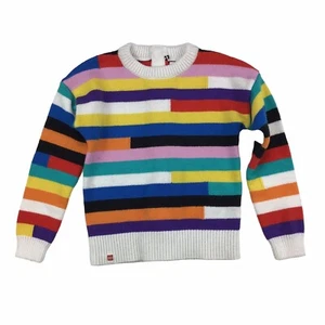Lego X Target Toddler Stripe Multicolor Sweater Bricks Knit Unisex Long Sleeve - Picture 1 of 6