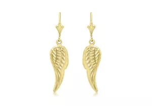 Ohrringe 9 kt Gelbgold Engelsflügel - Bild 1 von 6