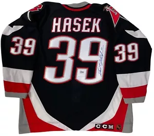 DOMINIK HASEK SIGNED 1999 CCM AUTHENTIC SABRES STANLEY CUP JERSEY BECKETT COA 52 - Picture 1 of 6