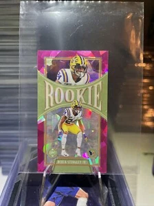 2022 Legacy Mini Pink Cracked Ice /5 #173 Derek Stingley Jr. Rookie RC Texans - Picture 1 of 7