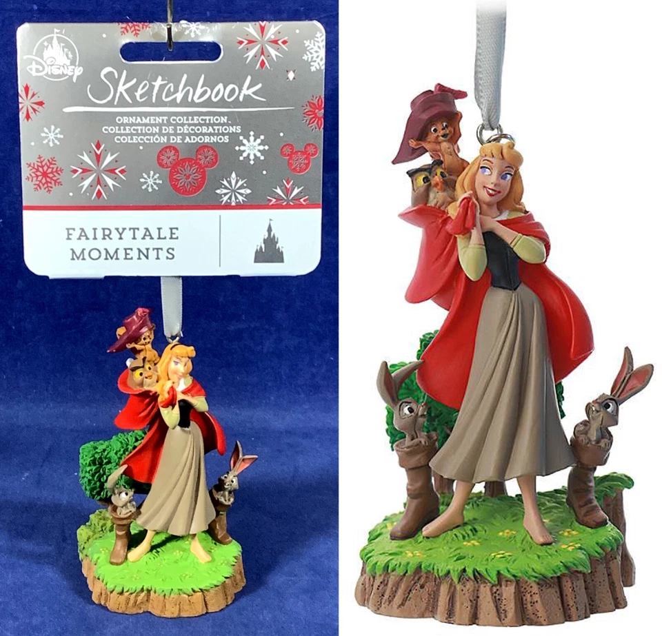 Disney Ornament Sketchbook 2021 Aurora & Forest Friends Sleeping Beauty