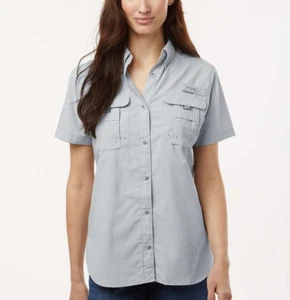 NEW! Women’s Columbia Shirt PFG Bahama Short Sleeve Shirt UPF 50+ | 212473 - Picture 1 of 31