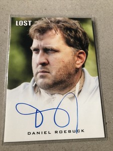 LOST ARCHIVES:  DANIEL ROEBUCK as DR. LESLIE ARTZ Autographed Trading Card 2010