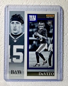 Tommy DeVito 2023 Panini NFL #6 Black & White Rookies Card New York Giants 1/216 - Bild 1 von 2