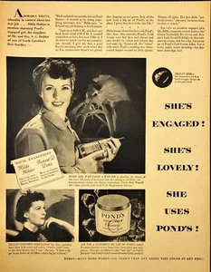 1944 Ponds Cold Cream Riveter Planes Glenn L Martin Baltimore MD WWII Print Ad - Picture 1 of 6