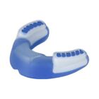 (Blue And White)Athletic Mouth Guards Fix Teeth Outer Shock Absorbing Frame