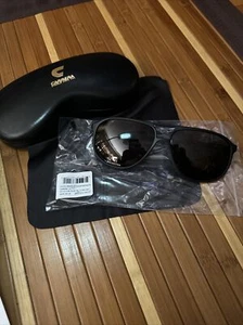 Carrera Sonnenbrille Ruthenium rechteckig polarisiert - Bild 1 von 5