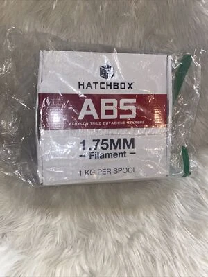HATCHBOX ABS 3D Printer Filament 1.75 mm - 1Kg Spool, Blue 318 C - Image 1 of 4